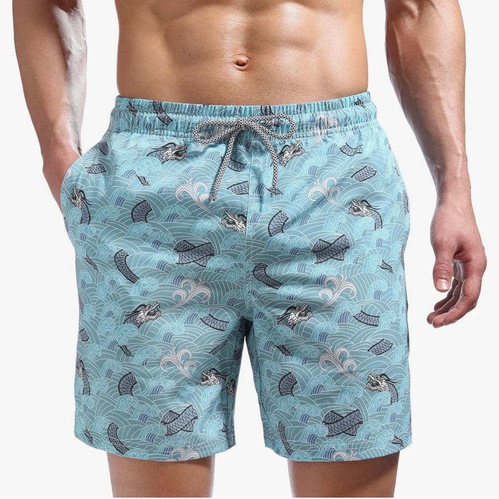 NWT Biwisy Men’s Printed Swim Trunk
